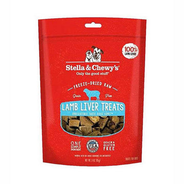 Stella & Chewy’s Lamb Liver Freeze Dried Dog Treat 3oz