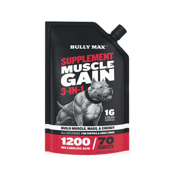 Bully Max Muscle Gain Liquid Supplement 3-in-1